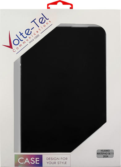 Volte-Tel Flip Cover Durabilă Neagră (Huawei MatePad SE 11 2024)