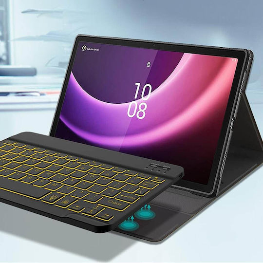 Techsuit Flip Cover με Πληκτρολόγιο Μαύρη (Lenovo Tab P11 Gen 2)