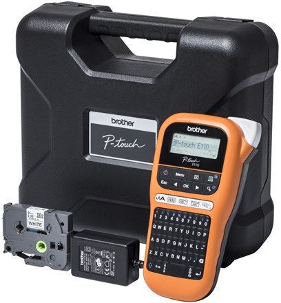 Brother P-touch Electronic Handheld Label Maker in Black Color