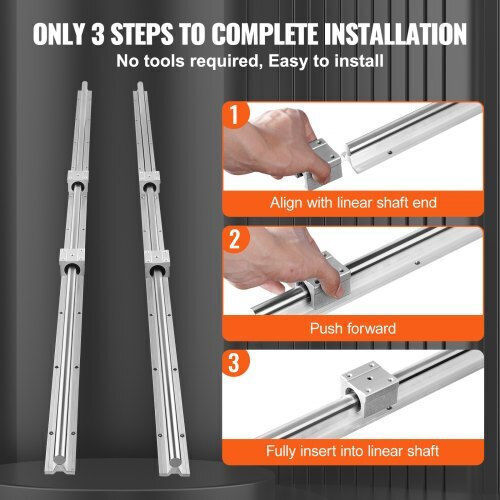 Vevor Sbr16 Guide Set 1500mm 2 Guides & 4 Sbr16uu Blocks Cnc Router Zxdgsbr16mm157zt7v0