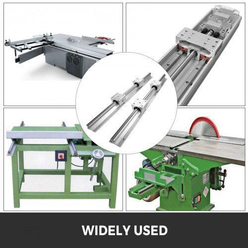 Vevor Σετ Γραμμικών Οδηγών Sbr16 500mm Ρουλεμάν Cnc Μηχανές Zxdgsbr16-500mm01v0