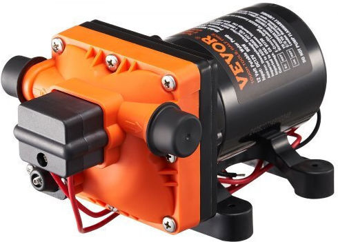 Vevor Diaphragm Pump 12v 3gpm 11.36 L Min 4-chamber Pressure Switch 12vyysb4q30gndlz6v9