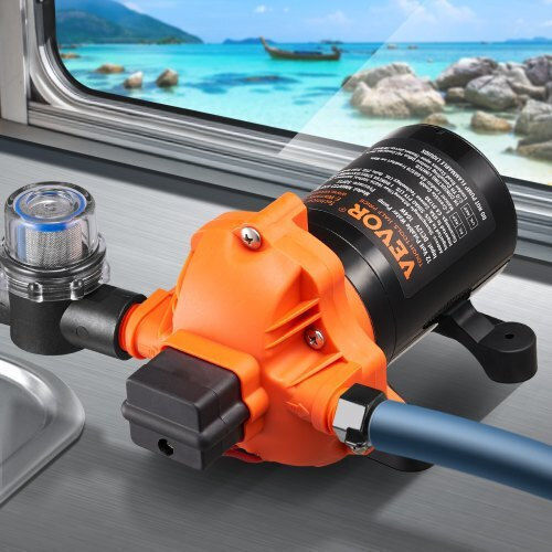 Vevor Diaphragm Pump 12v 3.5gpm 13.25l/min Pressure Switch 3-chamber 12vyysb3q35g3n0dnv9
