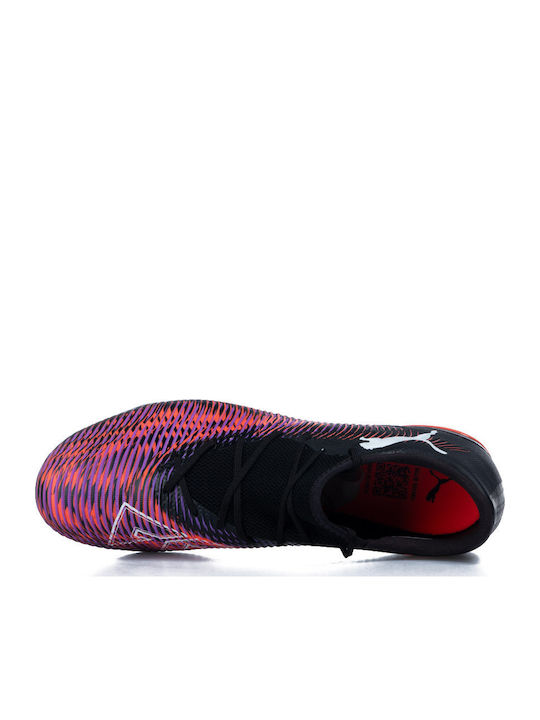 PUMA Future 8 Match Ποδοσφαιρικά Παπούτσια με Τάπες FG/AG Μαύρα