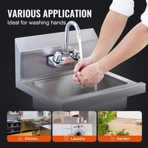 Vevor Faucet Single SYXSPWDSB1410KV62V0 43x32.5x33cm