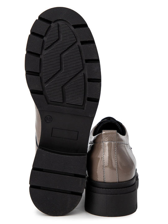 Damen Oxfords in Braun Farbe