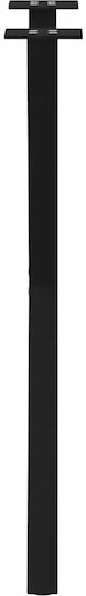 vidaXL Picior Metalic Mobilier 2 Bucăți Potrivit Pentru Masă / Măsuță / Birou 50x72cm Negru