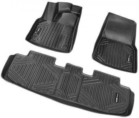 Vevor Σετ Πατάκια Αυτοκινήτου Tesla Model Y 2021-2024 3 Τεμ Tpe Liners Suvdbdtslmodyiwumv0