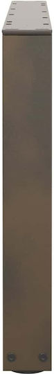 vidaXL Metallic Furniture Leg 2 Pieces Suitable for Table / Coffee Table / Office 70x42cm Natural