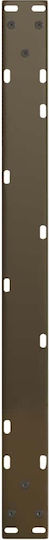 vidaXL Metallic Furniture Leg 2 Pieces Suitable for Table / Coffee Table / Office 70x42cm Natural