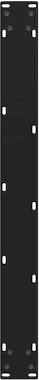 vidaXL Metallic Furniture Leg 2 Pieces Suitable for Table / Coffee Table / Office 70x72cm Black