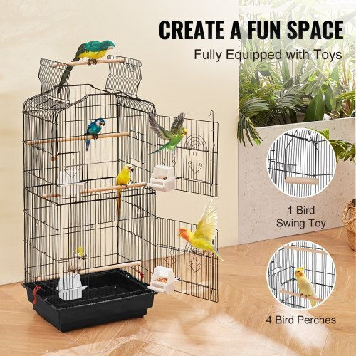 Vevor Bird Cage Black