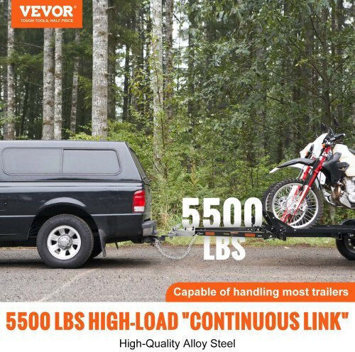 Vevor Ρυμουλκούμενη Μπάρα 5500 Lbs Αλυσίδες Βαφή Σκόνης Συμβατή 2" Σφαιρικό Κοτσαδόρο 39.4" Άνοιγμα Rv Αυτοκίνητο Τρέιλερ Φορτηγό Ohqljb5500ib0c9b0v0
