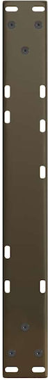 vidaXL Metallic Furniture Leg 2 Pieces Suitable for Table Coffee Table Office 60x30cm Brown