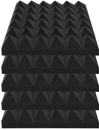 Vevor Panou De Material De Tratament Audio (36 Bucăți) În Design Piramidă 30cm x 30cm x 50mm