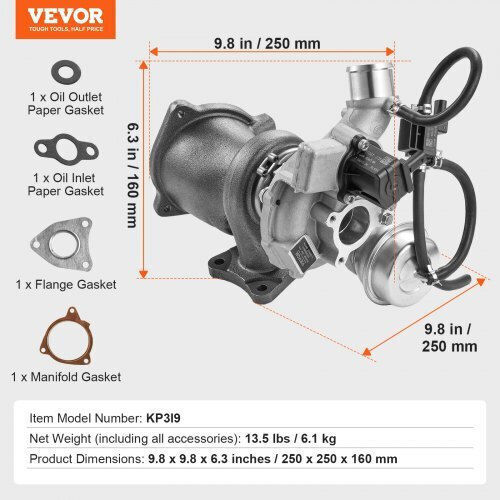 Vevor Turbine Car for Ford Escape