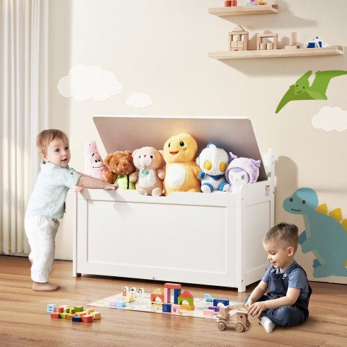 Vevor Children's Storage Box made of Wood White 83x45x61cm 1pcs