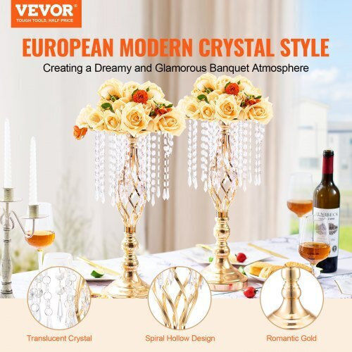 Vevor 12 Pcs 49cm Crystal Wedding Vase Event Decoration Hlhpsjk50cm1yxmi4v0