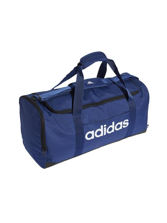adidas Linear Duffel M Ανδρική Τσάντα Ώμου για Γυμναστήριο Μπλε adidas Linear Duffel M Ανδρική Τσάντα Ώμου για Γυμναστήριο Μπλε