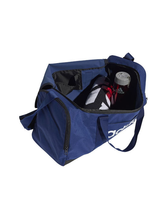adidas Linear Duffel M Ανδρική Τσάντα Ώμου για Γυμναστήριο Μπλε