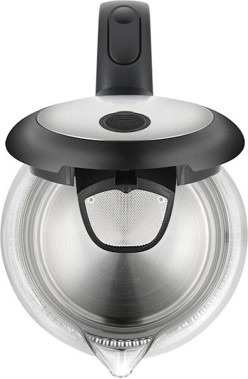 Amica Βραστήρας 1.7lt 2200W Ασημί