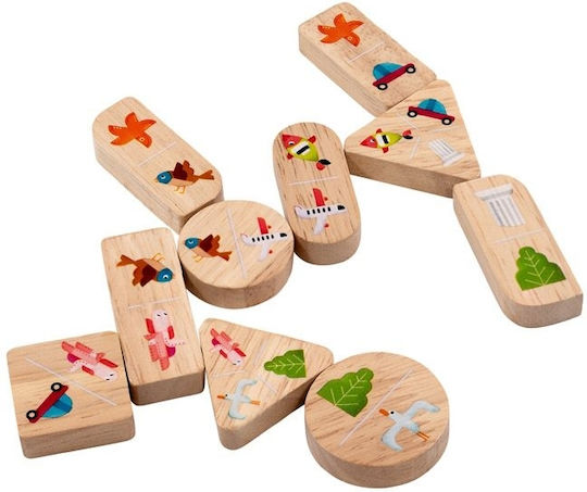Wooden Kids Puzzle Domino, Super Mythos for 3+ years+ Years 17pcs Oddy At Sea