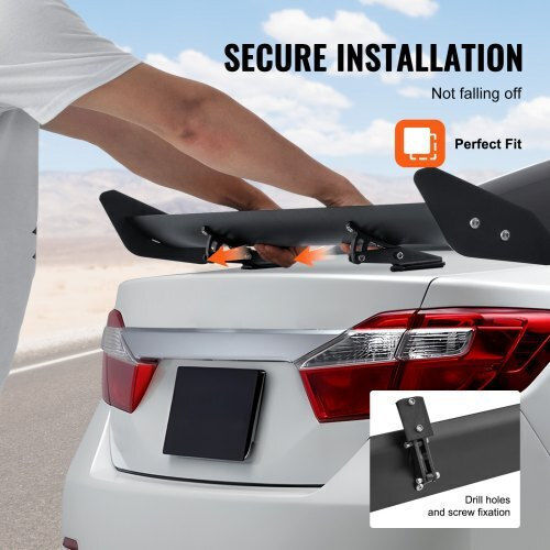 Vevor Kofferraumspoiler aus Aluminium Universell
