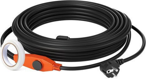 Vevor Καλώδιο Θέρμανσης Σωλήνων 25μ 23w/m Ενσωματωμένο Θερμοστάτη Hglgwqgdjrdlls1aav2