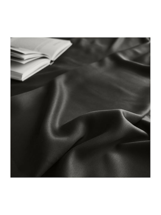 Gofis Home Sentia Σεντόνι Υπέρδιπλο με Λάστιχο 160x200+35εκ. Μαύρο