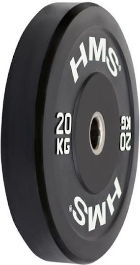 HMS Scheibenset Olympischen Typs Gummierte 1 x 20kg Φ50mm