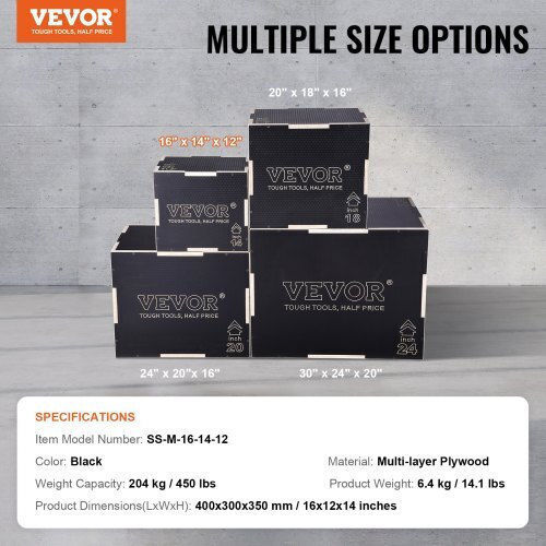 Vevor Plyometric Box Wooden