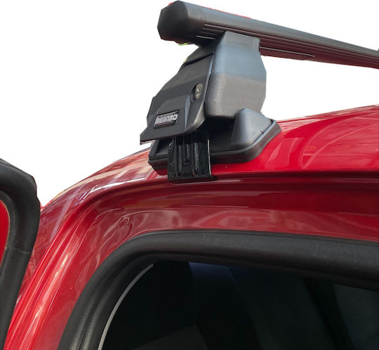 Menabo Μπάρες Οροφής Μεταλλικές για Mazda RX-8 2003-2012 (Σετ με πόδια)