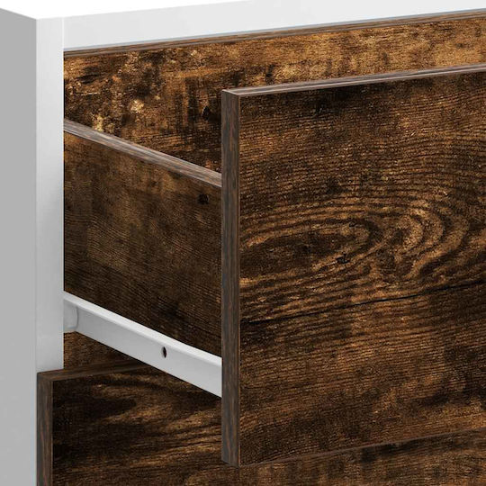 Comodă de Bucătărie de Podea Smoked Oak 60x46x81.5buc