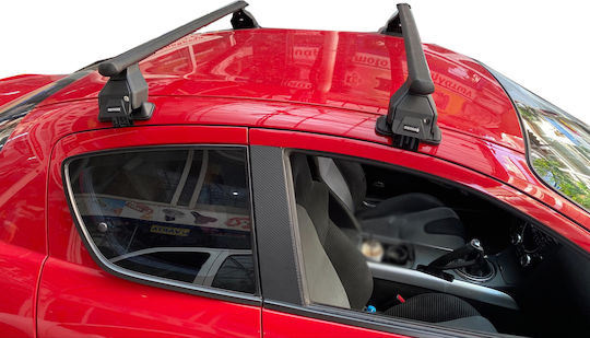 Menabo Μπάρες Οροφής Μεταλλικές για Mazda RX-8 2003-2012 (Σετ με πόδια)