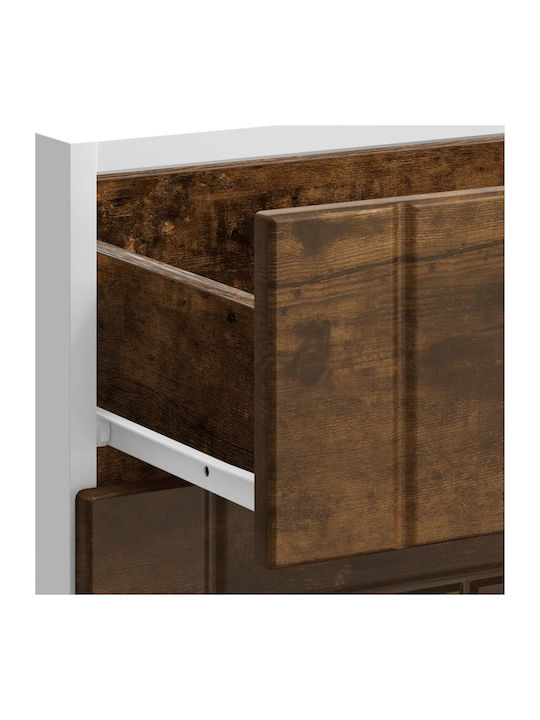 Lucca Comodă de Bucătărie de Podea Smoked Oak 60x46x81.5buc