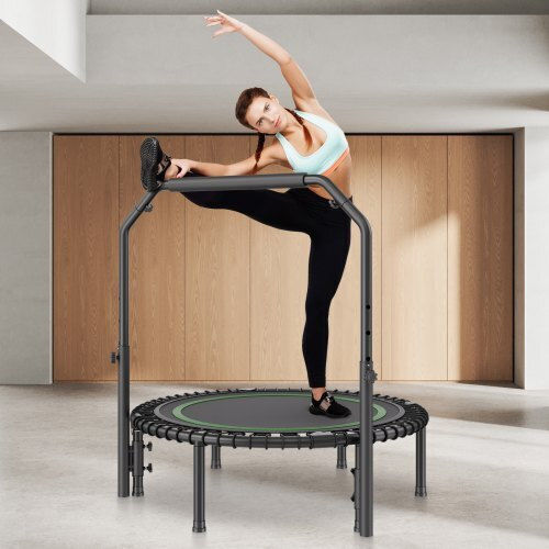 Vevor 40" Foldable Mini Fitness Trampoline Handle Adults Yxjsbcdbskzd3pbb6v0