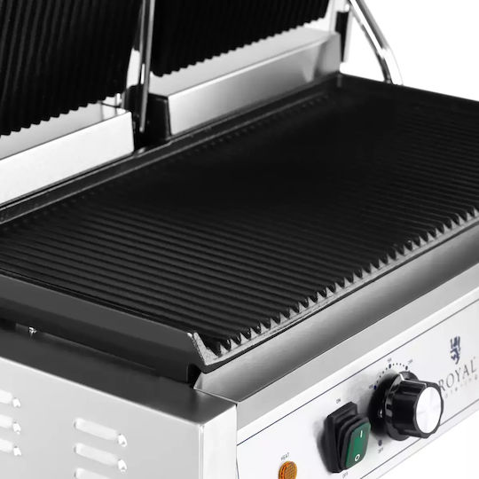 Royal Catering mit glatten Oberflächen aus Mantemi mit geriffelten Oberflächen aus Mantemi 3600W