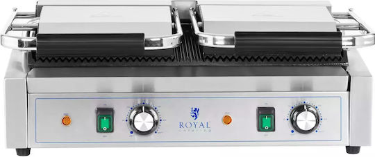 Royal Catering mit glatten Oberflächen aus Mantemi mit geriffelten Oberflächen aus Mantemi 3600W