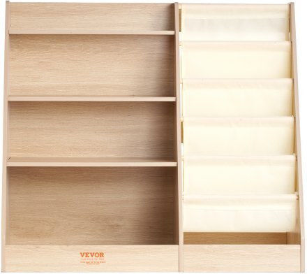 Βιβλιοθήκη Δαπέδου Ξύλινη Καφέ 80x40x89cm
