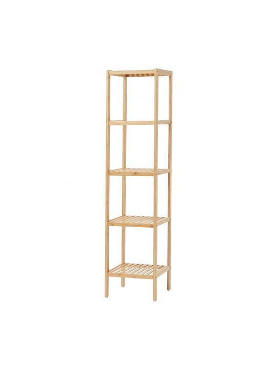 Bibliotecă Colț Bej 33x33x147 cm