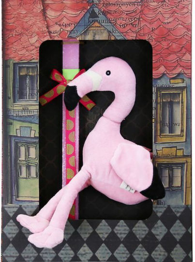 Easter Candle Round Flamingo