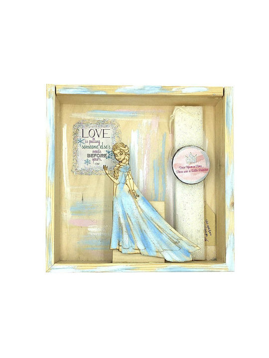 Set Disney Princess Flat White Easter Candle