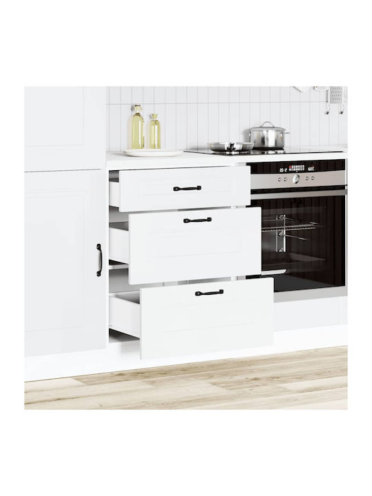 Kalmar Kitchen Floor Drawer Unit White 51.5x46x81.5pcs