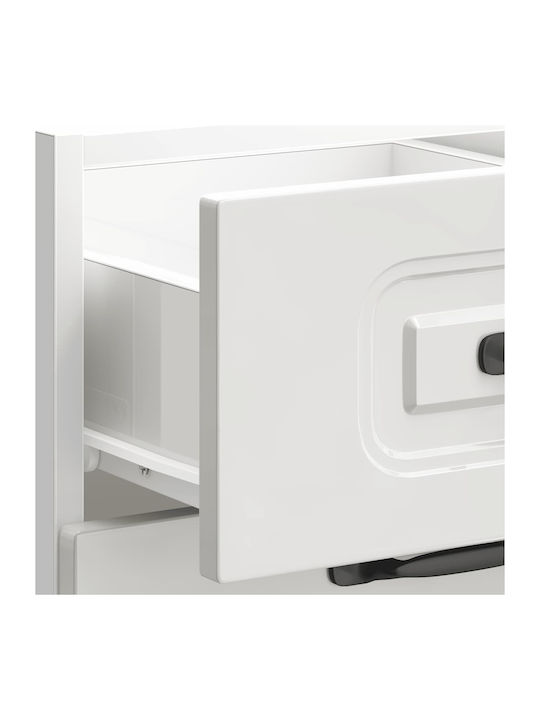 Kalmar Kitchen Floor Drawer Unit White 40x46x81.5pcs