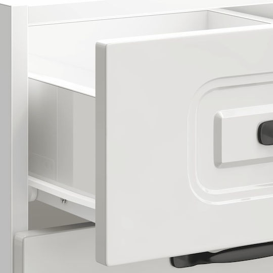 Kalmar Επιδαπέδια Συρταριέρα Κουζίνας Λευκό 40x46x81.5εκ.