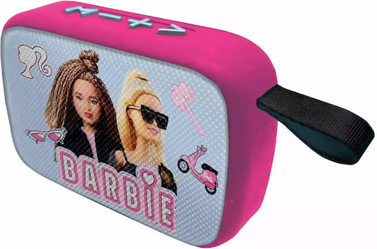 Lexibook Bluetooth Speaker with Radio and Battery Life up to 4 hours Barbie BT018BB