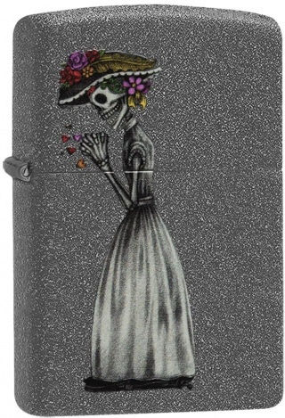 Zippo Ангажимент Пламък в Сив цвят