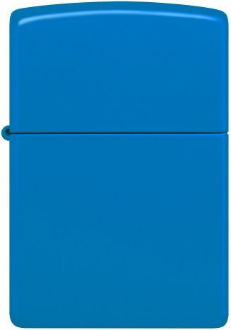 Zippo Regular Lighter Flame Sky Blue Matte