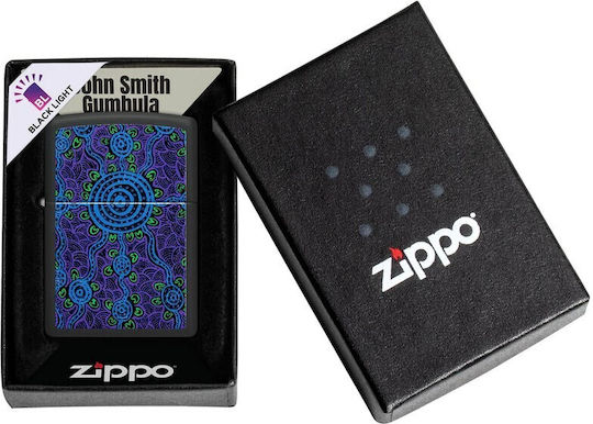 Zippo John Smith Gumbula Brichetă cu Flacără în Culoare Albastră