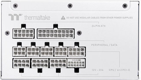 Thermaltake Toughpower GT Snow 850W White Computer Power Supply Full Modular 80 Plus Gold